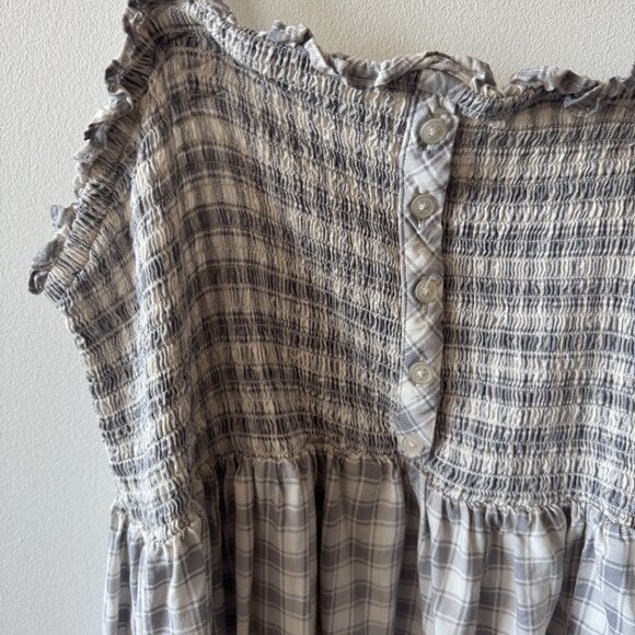 TORRID Babydoll Square Neck Tank - Check Print (Size 3) - Picture 2 of 5